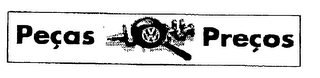 PECAS PRECOS VW logo