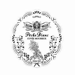 PECHE BLANC CUVEE MOUSSEUX DEMI SEC logo