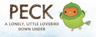 PECK A LONELY, LITTLE LOVEBIRD DOWN UNDER logo