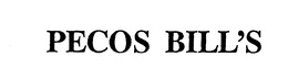 PECOS BILL'S logo