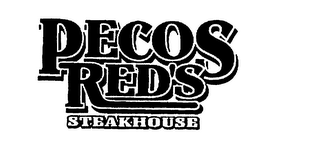 PECOS RED'S STEAKHOUSE logo