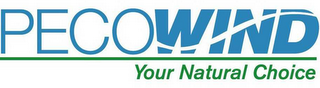 PECOWIND YOUR NATURAL CHOICE logo