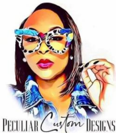 PECULIAR CUSTOM DESIGNS logo