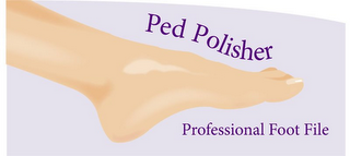 PED POLISHER PROFESSIONAL FOOT FILE logo