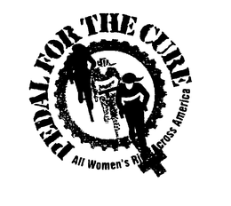 PEDAL FOR THE CURE ALL WOMEN'S RIDE ACROSS AMERICA logo