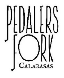PEDALERS FORK CALABASAS logo