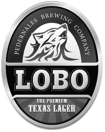 PEDERNALES BREWING COMPANY LOBO THE PREMIUM TEXAS LAGER logo
