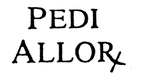 PEDI ALLORX logo