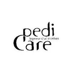 PEDI CARE LEGWEAR THAT SOOTHES logo