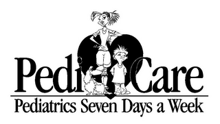 PEDI CARE PEDIATRICS SEVEN DAYS A WEEK logo