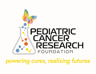PEDIATRIC CANCER RESEARCH FOUNDATION POWERING CURES, REALIZING FUTURES logo