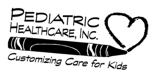 PEDIATRIC HEALTHCARE, INC. CUSTOMIZING CARE FOR KIDS logo