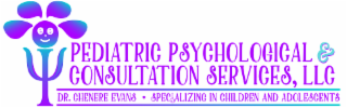 PEDIATRIC PSYCHOLOGICAL & CONSULTATION SERVICES, LLC  DR. CHENERE EVANS · SPECIALIZING IN CHILDREN AND ADOLESCENTS logo