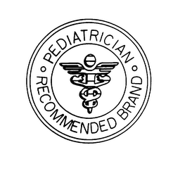 PEDIATRICAN RECOMMEDED BRAND logo