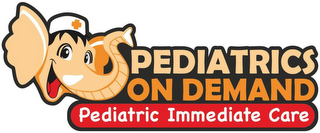 PEDIATRICS ON DEMAND PEDIATRIC IMMEDIATE CARE logo