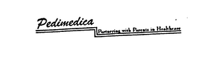 PEDIMEDICA PARTNERING WITH PARENTS IN HEALTHCARE logo