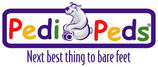 PEDIPEDS NEXT BEST THING TO BARE FEET logo