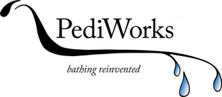 PEDIWORKS BATHING REINVENTED logo