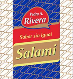 PEDRO A. RIVERA SABOR SIN IGUAL SALAMI logo