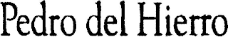 PEDRO DEL HIERRO logo