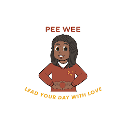 PEE WEE PW LEAD YOUR DAY WITH LOVE logo