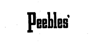 PEEBLES logo