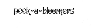 PEEK-A-BLOOMERS logo