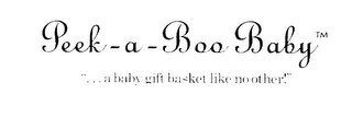 PEEK-A-BOO BABY logo