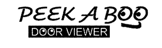 PEEK A BOO DOOR VIEWER logo