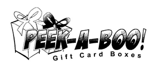 PEEK-A-BOO! GIFT CARD BOXES logo