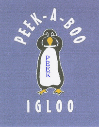 PEEK-A-BOO PEEK IGLOO logo