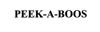 PEEK-A-BOOS logo