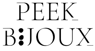 PEEK BIJOUX logo