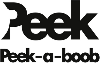 PEEK PEEK-A-BOOB logo