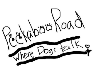 PEEKABOO ROAD WHERE DOGS TALK logo