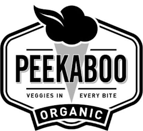 PEEKABOO VEGGIES IN EVERY BITE ORGANIC logo