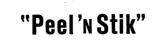 "PEEL 'N STIK" logo