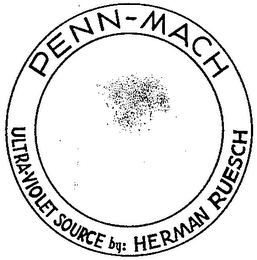 PEEN-MACH ULTRAVIOLET SOURCE BY: HERMAN RUESCH logo