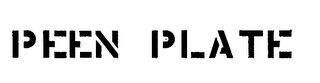 PEEN PLATE logo