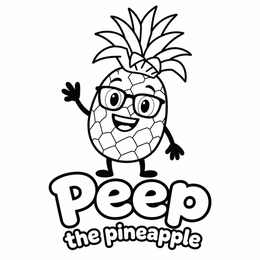 PEEP THE PINEAPPLE logo