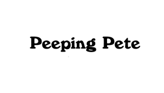 PEEPING PETE logo