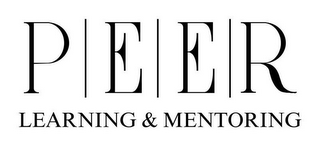 PEER LEARNING & MENTORING logo