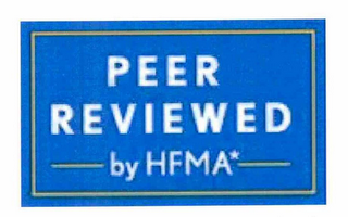 PEER REVIEWED BY HFMA logo