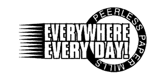 PEERLESS PAPER MILLS EVERYWHERE EVERY DAY! logo