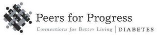 PEERS FOR PROGRESS CONNECTIONS FOR BETTER LIVING DIABETES logo