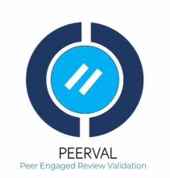 PEERVAL PEER ENGAGED REVIEW VALIDATION logo