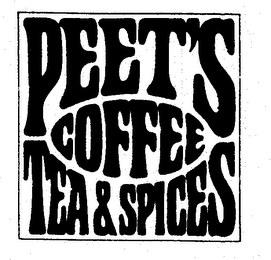 PEET'S COFFEE TEA & SPICES logo