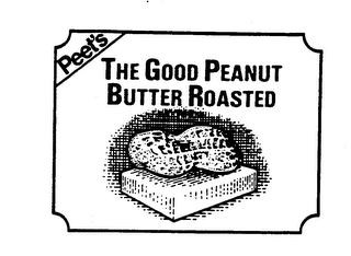 PEET'S THE GOOD PEANUT BUTTER ROASTED logo