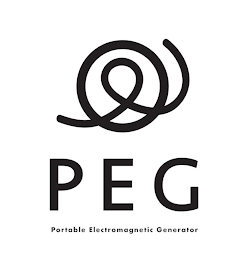PEG PORTABLE ELECTROMAGNETIC GENERATOR logo