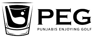 PEG PUNJABIS ENJOYING GOLF logo